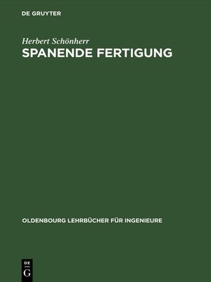 cover image of Spanende Fertigung